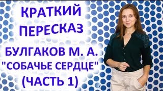 Пересказ Булгаков М А «Собачье сердце» Часть 1 [upl. by Ralat51]