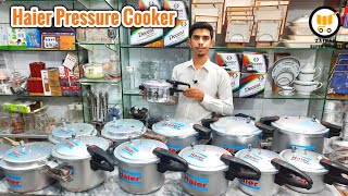 Haier Pressure Cooker Pure Aluminium Cooking Set Prices  Cookware  Zainab Super Market Faisalabad [upl. by Mastrianni21]