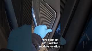 Ford connect 2019 Adblue module location [upl. by Artek]