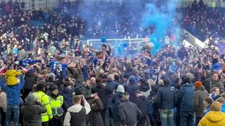 CHESTERFIELD FC NATIONAL LEAGUE CHAMPIONS 20232024  TITLE CELEBRATIONS amp PITCH INVASION [upl. by Akessej243]