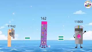 numberblocks subtraction learntocount mathsforkids [upl. by Neetsirhc]