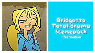 Bridgette Total Drama Scenepack  Total Drama Island 🏝️  4K quality [upl. by Nigrom]