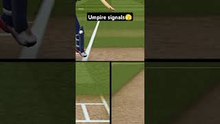 IND VS SOUTH AFRICA Umpire signals indvssouthafrica cricket t10 gaming shortsgame sports [upl. by Enitnelav]