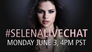 selenalivechat  Monday June 3 4pm PT [upl. by Silverts]