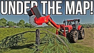 I FOUND SOMETHING UNDER THE MAP  New Woodshire 10  Lets Play FS19 [upl. by Aholah]