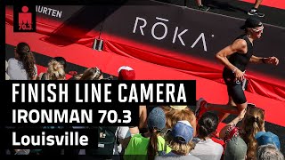 Finish Line Camera  2024 IRONMAN 703 Louisville [upl. by Siraval]