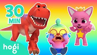 🦖 BEST SONGS of the MONTH｜Dinosaurs for Kids｜Jingle Play｜Happy Dinosaur Day｜Hogi Colors [upl. by Osicran]