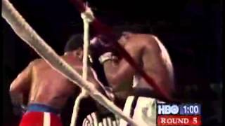 ali vs foreman 5 round [upl. by Leroi]