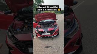 Hyundai i20 modified with exhaust shorts short viralshorts trendingshorts car exhaust status [upl. by Kirshbaum371]