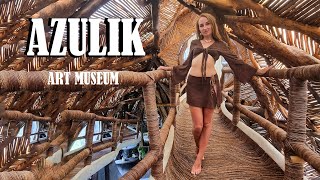 AZULIK 4K Walking Tour  Inside Azulik Art Museum  Tulum Mexico [upl. by Yromem]