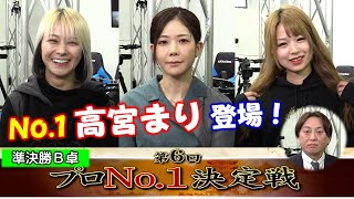 【麻雀】麻雀格闘倶楽部 第６回プロNo1決定戦 準決勝B卓 [upl. by Naitirb]