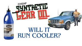 Synthetic Gear Oil  COOLER TEMPS [upl. by Alrick]