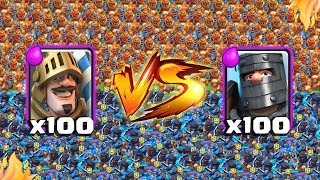 100 PRENS vs 100 KARA PRENS  HANGİSİ GÜÇLÜ   Clash Royale [upl. by Sissie765]