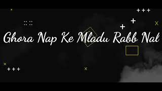 30 Dabb Nal Lyrics Song Latest Punjabi Song Status [upl. by Lilllie]