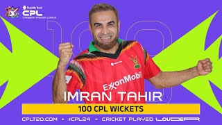 Imran Tahirs GREATEST Wickets  CPL 2024 [upl. by Boulanger]