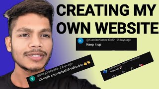 Creating my own Website by HTML and CSS ❤️ The Rajpyare [upl. by Malamut]