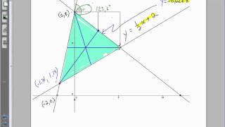 trouver point milieu dun triangle [upl. by Allicsirp207]