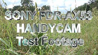 SONY FDRAX53 HANDYCAM Test Footage 4K Ultra HD [upl. by Rodablas835]