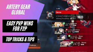 Artery Gear Easy Wins for F2P in PvP  Best Tips amp Tricks [upl. by Norred240]