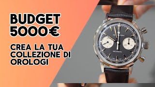 Un cliente costruisce la sua collezione di orologi Budget 5000€ [upl. by Mcnalley]