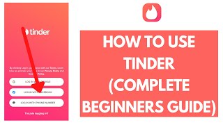 How to Use Tinder Quick Tutorial  Complete Beginners Guide [upl. by Luapnoj]