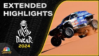 Stage 6 Day 2  2024 Dakar Rally  EXTENDED HIGHLIGHTS  11224  Motorsports on NBC [upl. by Orthman]