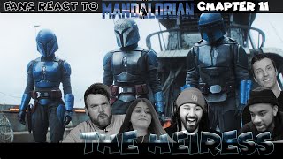 Fans react to The Mandalorian Chapter 11 The Heiress chainreaction [upl. by Aihsas]