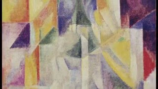 1913  quotSimultaneous Contrasts Sun and Moonquot by Robert Delaunay Paris 1913 dated on painting 1912 [upl. by Elbon]