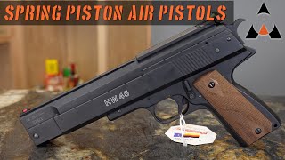 Spring Piston Air Pistols  Airgun Bootcamp [upl. by Adimra708]