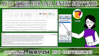 Free Auto Typer for PC  Auto Typing Software For Data Entry Free Download [upl. by Teagan758]