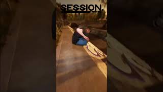 Boned Kickflip over a fence into the bank  Session Skate Sim session sessionskatesim [upl. by Kwarteng]