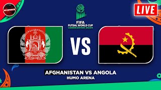 🔴 AFGANISTAN vs ANGOLA  FIFA FUTSAL WORLD CUP 2024 FIXTURES TODAY PREVIEW amp PREDICTIONS [upl. by Gredel]