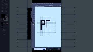 Any circle grid logo design in 1 minute adobe illustrator tutorial logo illustrator shorts [upl. by Aliuqet]