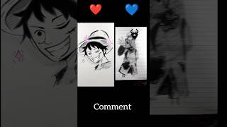 Luffy Vs Pain Drawing 🔥 shorts art drawing viral anime naruto luffy mrmonumandalarts [upl. by Leith246]