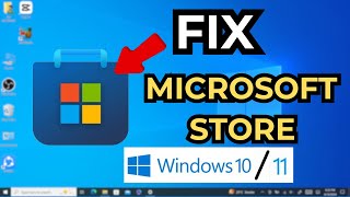 Microsoft store not working windows 10 Tutorial I Microsoft store not downloading apps [upl. by Yrgoerg]