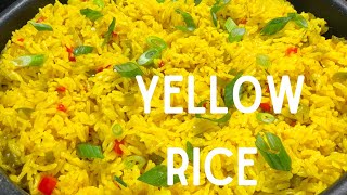 Easy Yellow Rice  How to Make Seasoned Yellow Rice  Recipe [upl. by Lauryn]