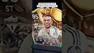 HOW TO GET BALLON D’OR PLAYERS FC 25 fyp fc25 fifa ballondor shorts mbappe ea fut [upl. by Darin380]