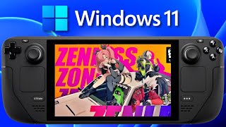 Zenless Zone Zero  Steam Deck  Windows 11 [upl. by Arebma]