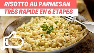 Recette Facile  Risotto au Parmesan Crémeux en 6 Étapes Rapides [upl. by Erin]