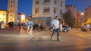 walk in khouribga morocco evening june 2023 rue choufoni [upl. by Foss]