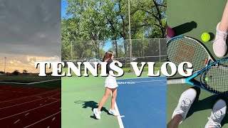 TENNIS VLOG tourney camp hauls [upl. by Notyal401]