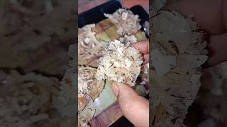 Nariyal ki barfi nariyal paak new recipe viralvideo shorts recipe viralvideos reels [upl. by Wirth]