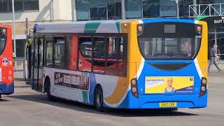 Stagecoach hastings bus observations Saturday 26th March 2022 [upl. by Aihsakal]