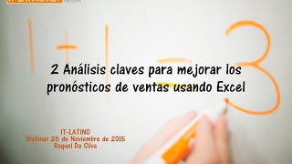 Precisión de los Pronósticos de Ventas ¿Cómo mejorar los Pronósticos de Ventas con Excel [upl. by Hcurob]