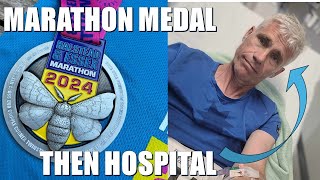 Halstead Marathon 2024  I Finally Got My MARATHON FINISH Medal  But Ended Up IN HOSPITAL [upl. by Indyc]