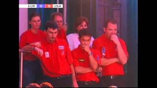 Mosconi Cup Top 5 Moments No2  Davis beats Strickland to win 2002 Mosconi Cup for Team Europe [upl. by Enirhtac]