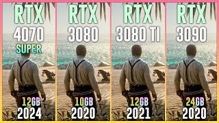 RTX 4070 SUPER vs RTX 3080 vs RTX 3080 TI vs RTX 3090  Test in 25 Games [upl. by Leclair]