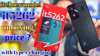 Itel new model quotit5262quot unboxing Price Reviewkeypad phone in type c chargeritel5262review [upl. by Eiryt]