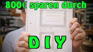 800€ sparen und Badezimmerunterschrank selber bauen DIY [upl. by Niwred59]