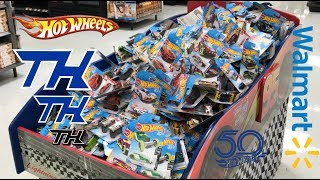 Hot Wheels WalMart ISM Dump Bin And Peg Scores Super x3 [upl. by Clint]